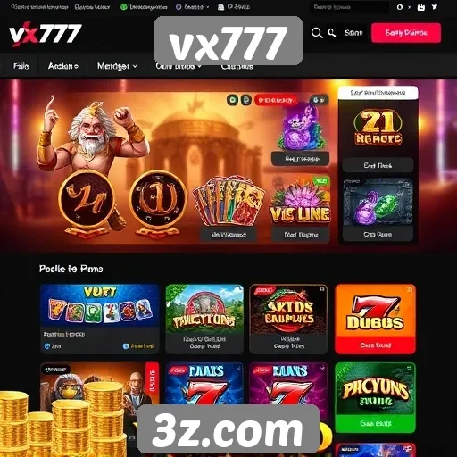 interface do site vx777 é intuitiva e fácil de usar